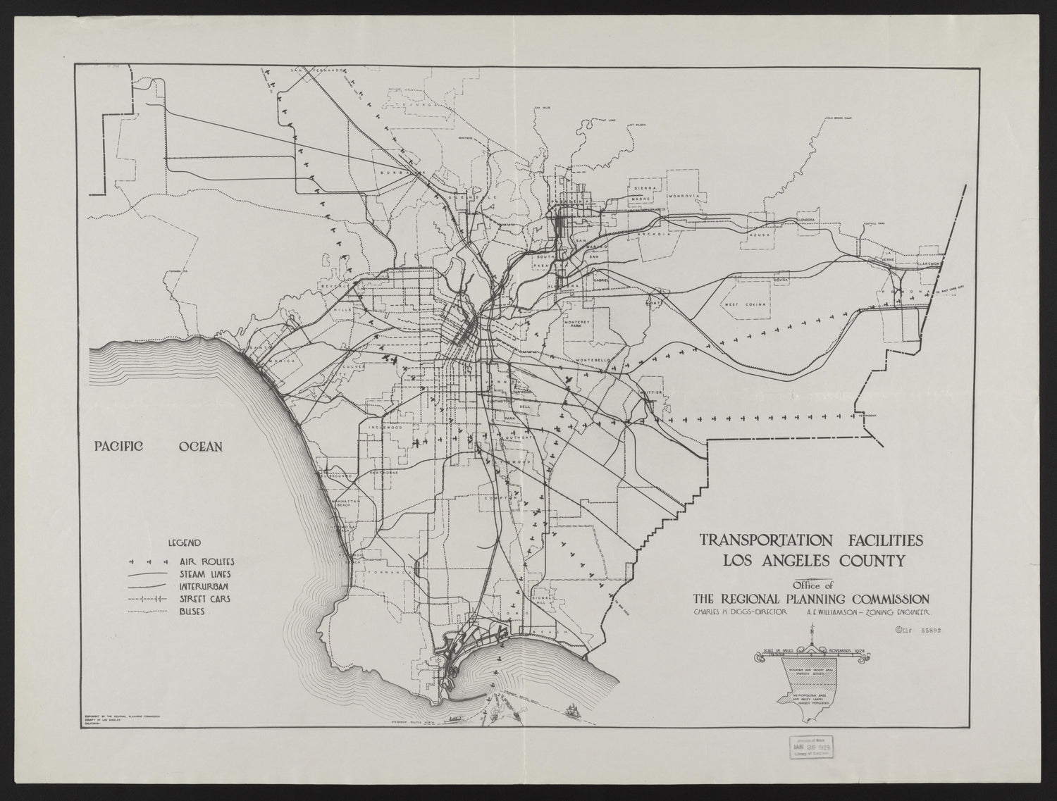 CA Drawer 153, Folder 20, Item 01 from Maps of California--counties Los Angeles 1923-1929 by Relic Map Company