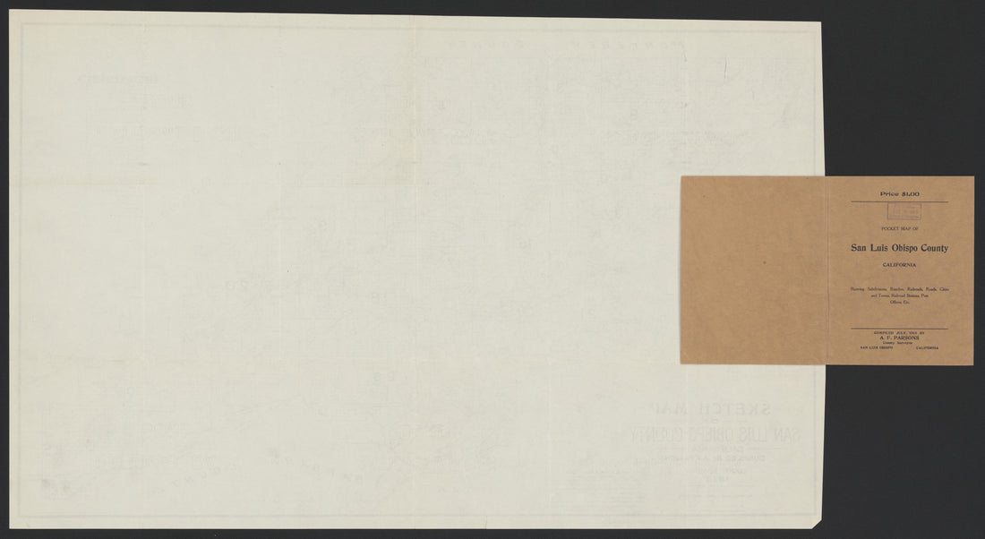 This old map of California, San Luis Obispo County,  was created by  in 1850