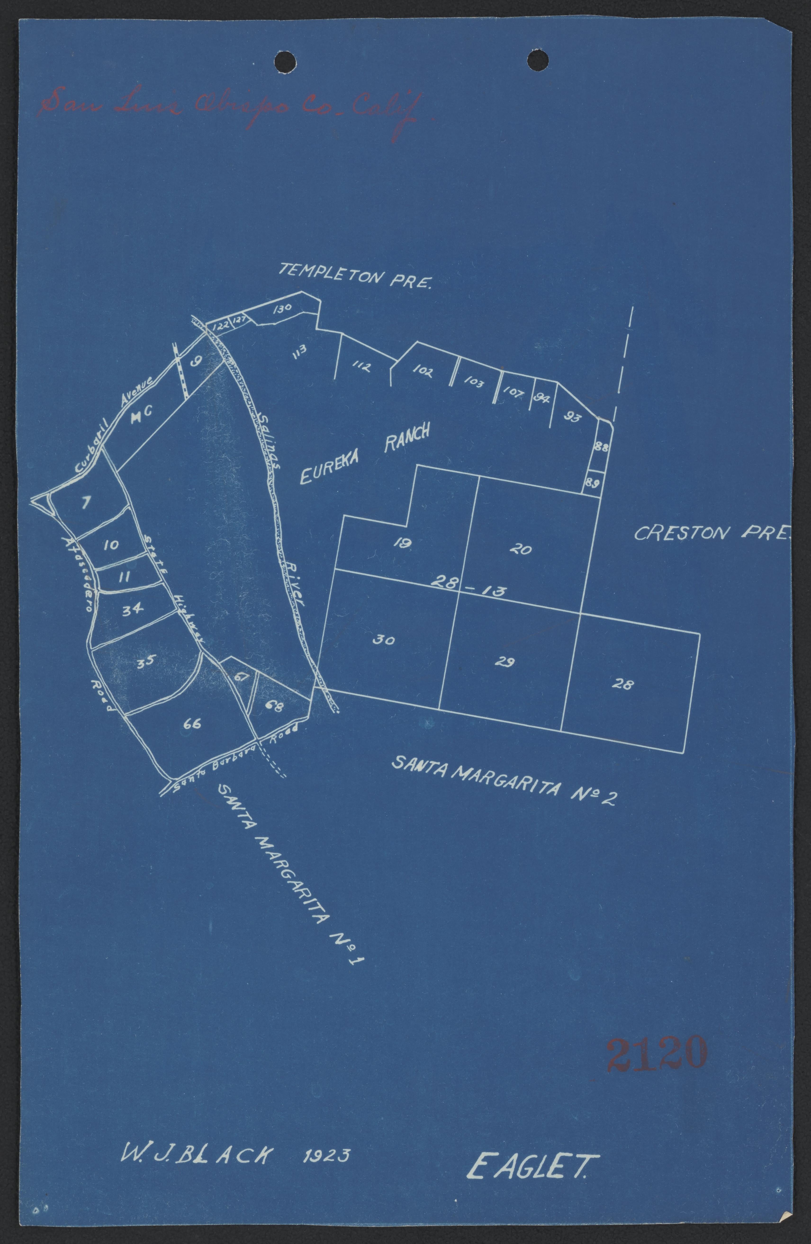 This old map of California, San Luis Obispo County,  was created by  in 1850