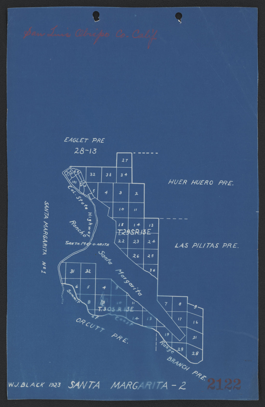 This old map of California, San Luis Obispo County,  was created by  in 1850