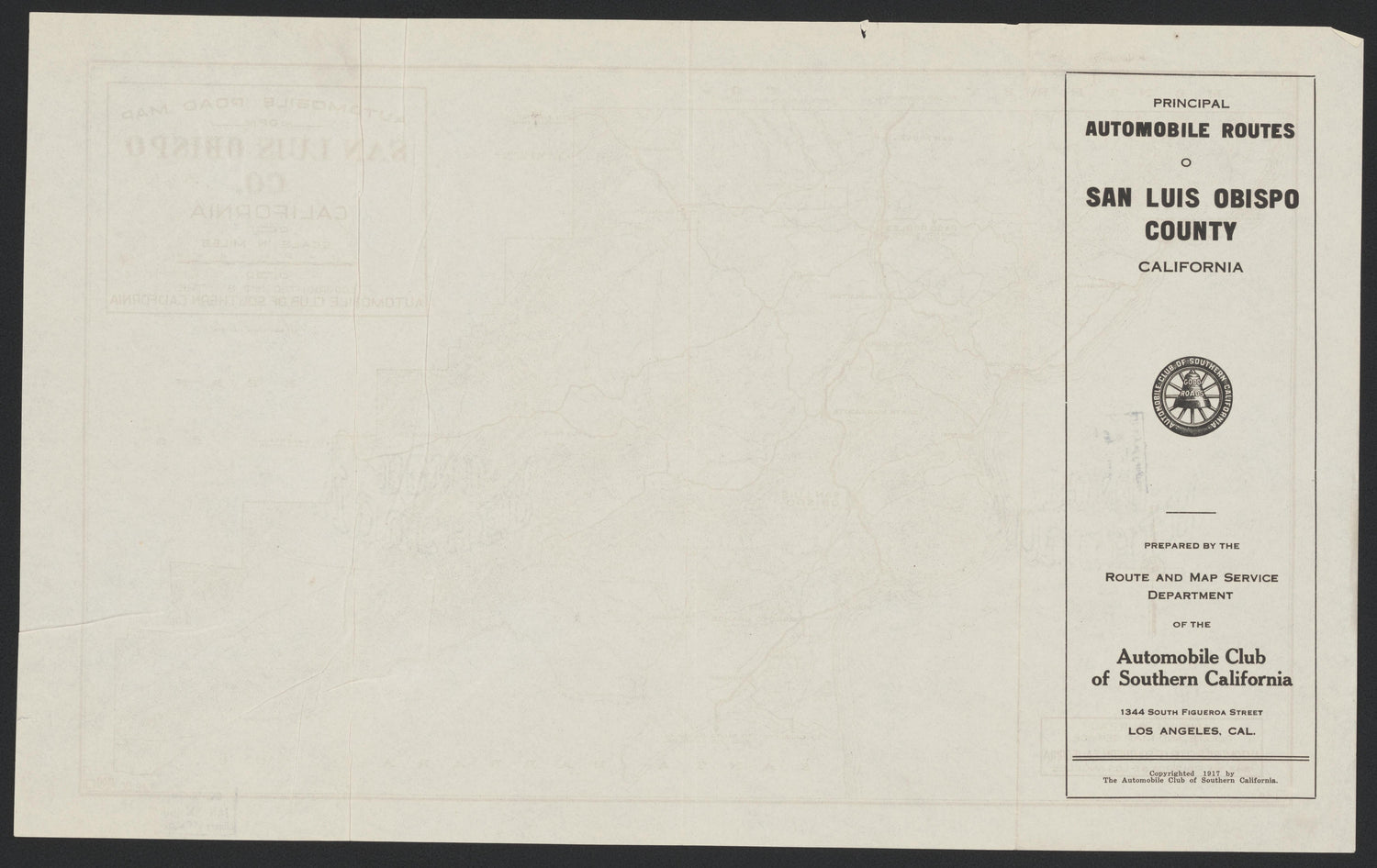 This old map of California, San Luis Obispo County,  was created by  in 1850