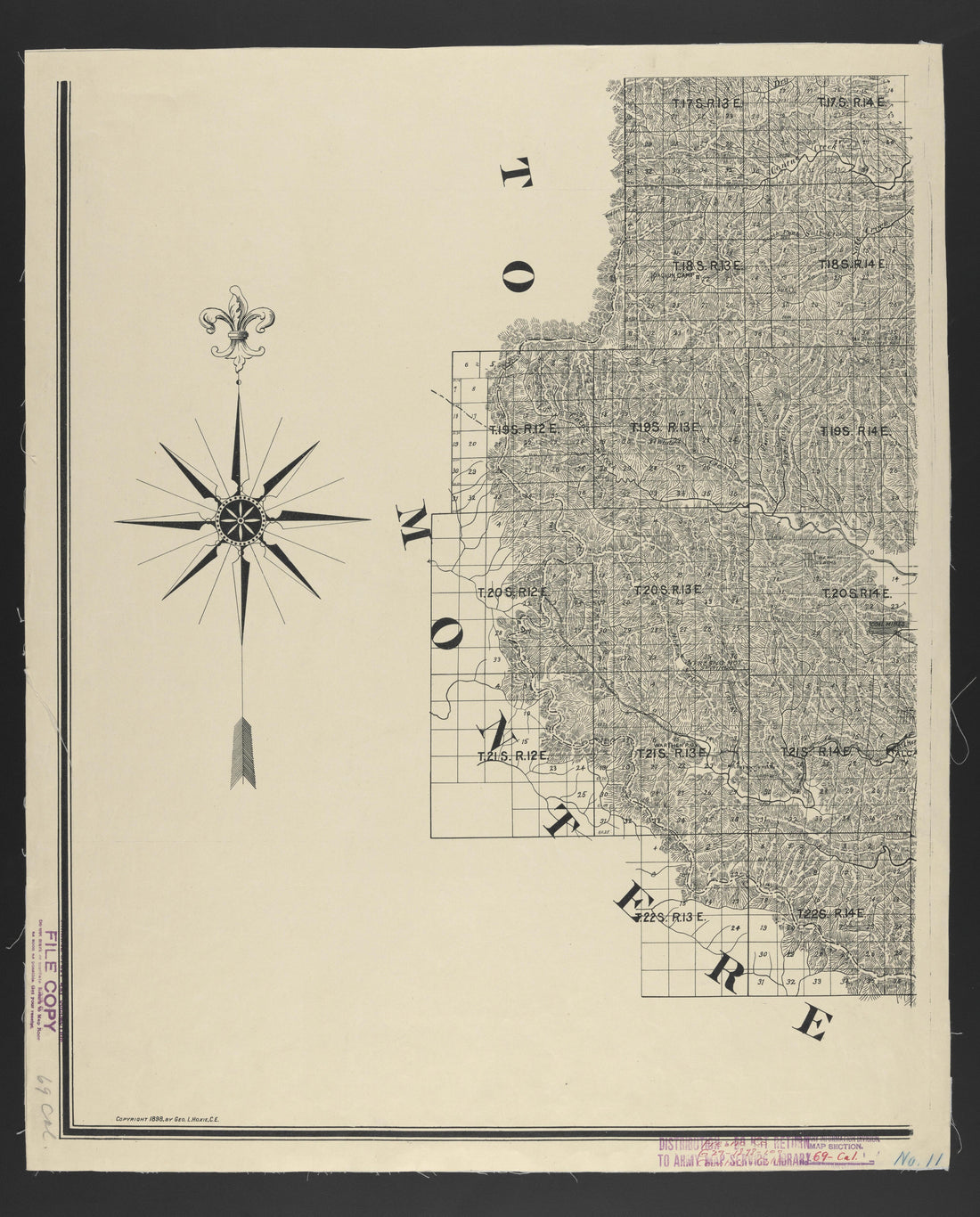 CA Drawer 133, Folder 05, Item 04 from Maps of California--counties Fresno to 1913 1856 by Relic Map Company