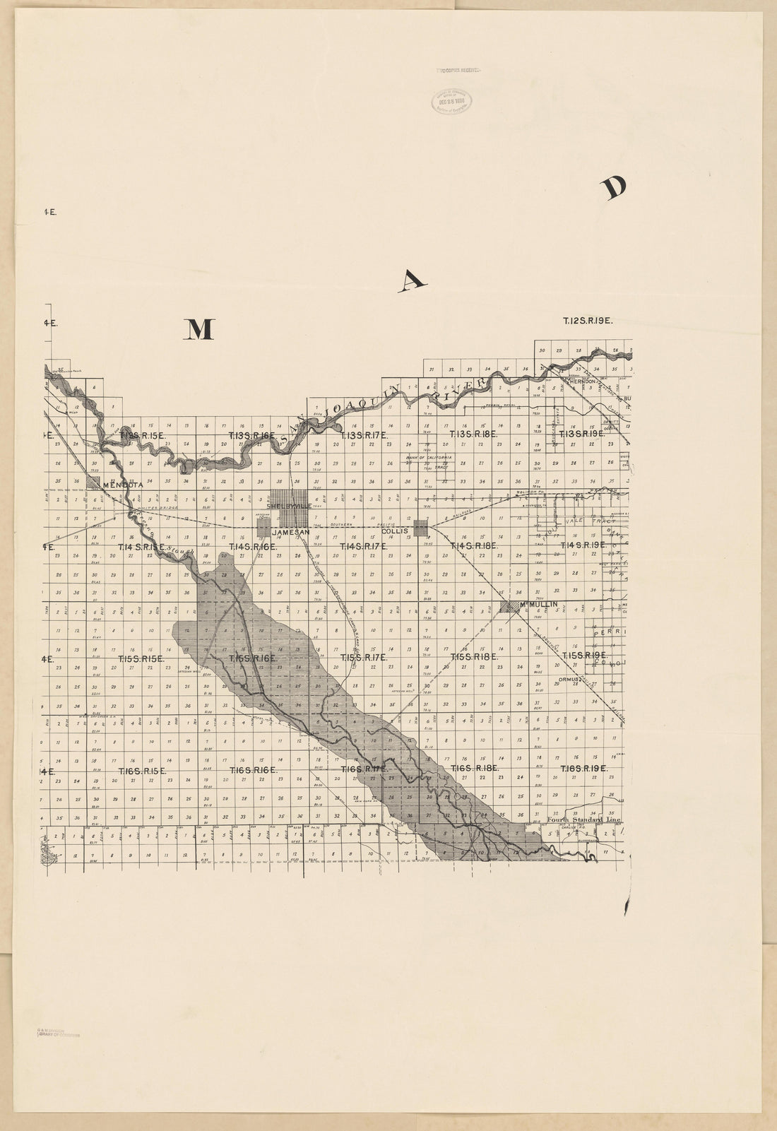 CA Drawer 133, Folder 07, Item 01 from Maps of California--counties Fresno to 1913 1856 by Relic Map Company