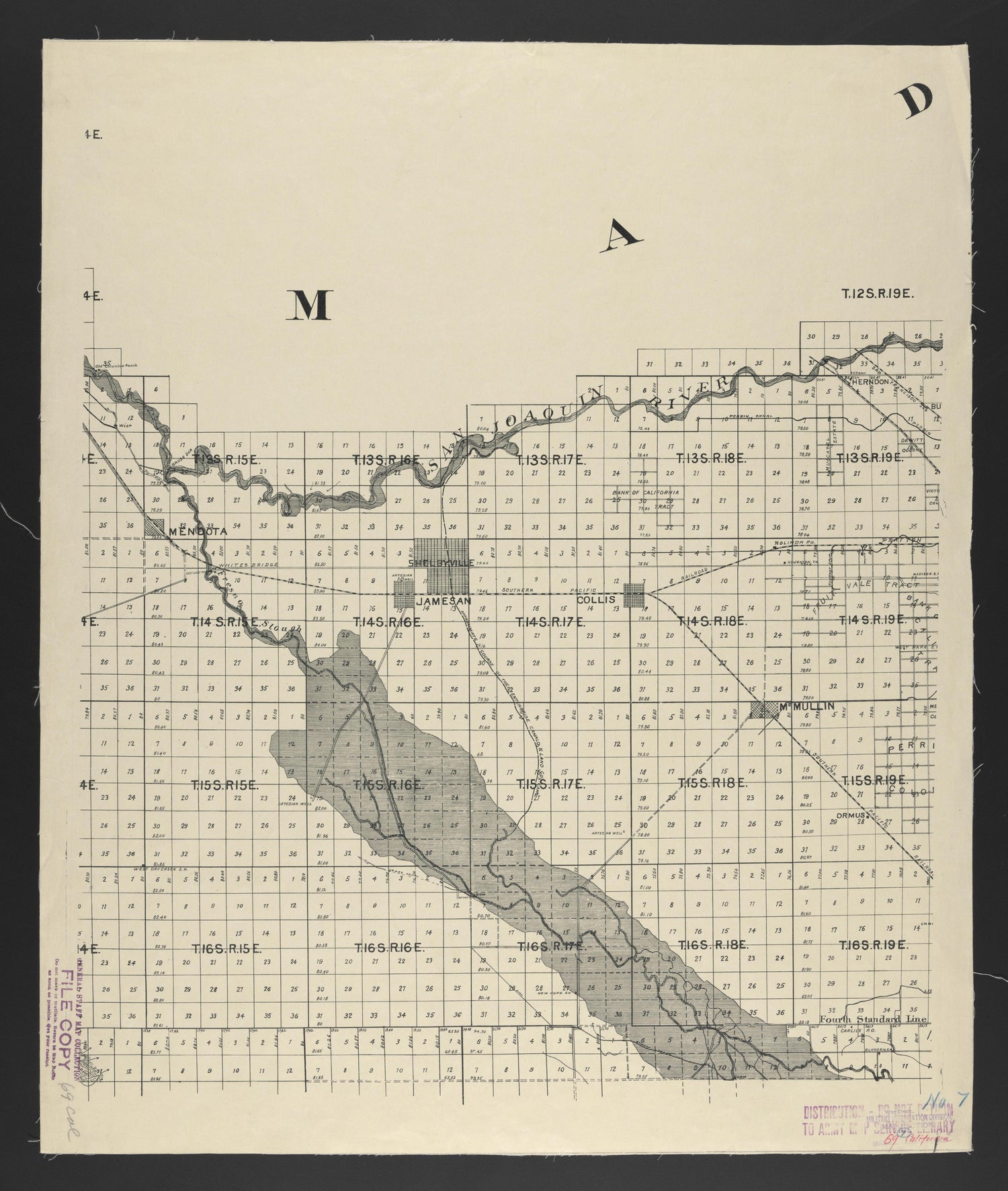 CA Drawer 133, Folder 05, Item 05 from Maps of California--counties Fresno to 1913 1856 by Relic Map Company