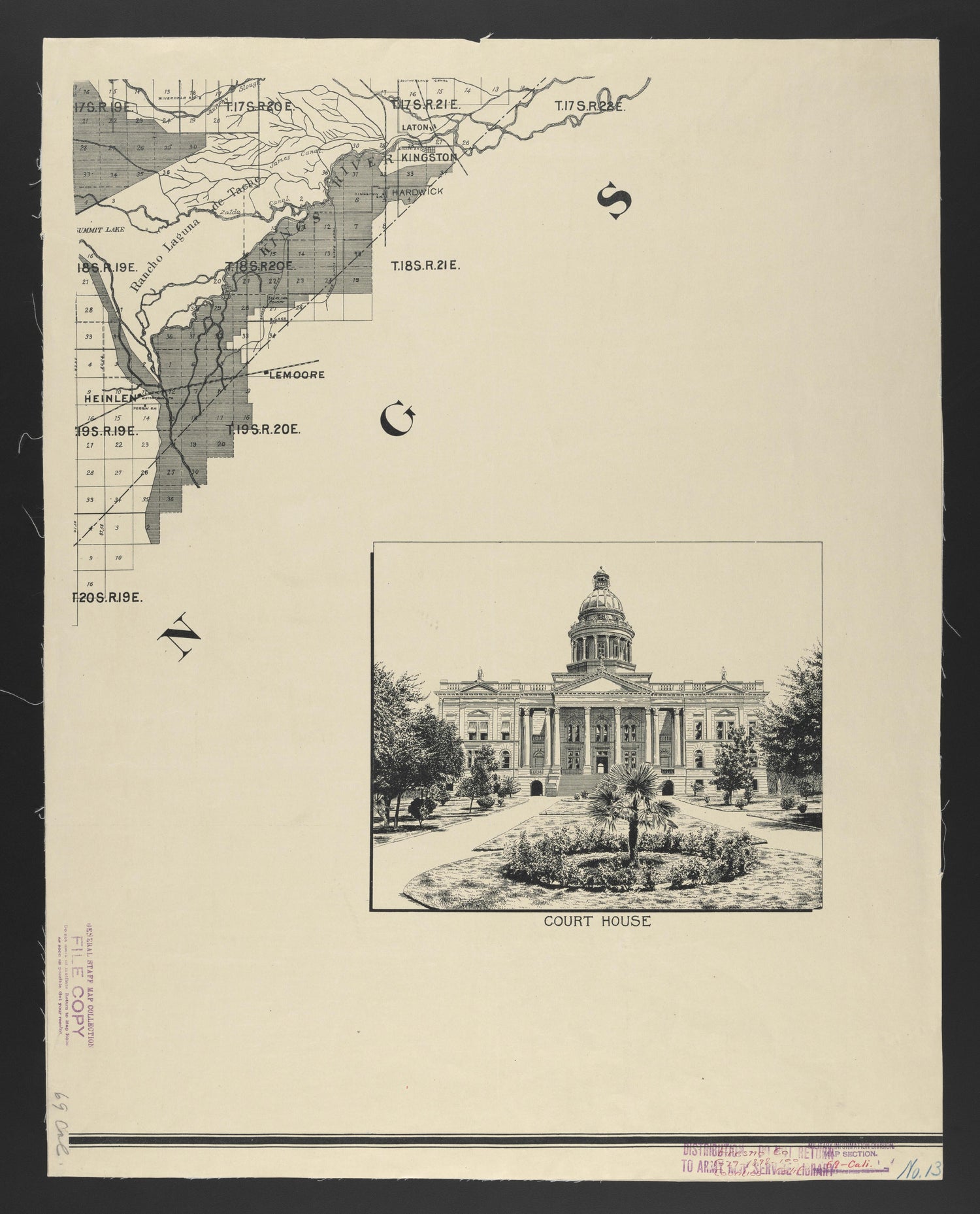 CA Drawer 133, Folder 05, Item 10 from Maps of California--counties Fresno to 1913 1856 by Relic Map Company