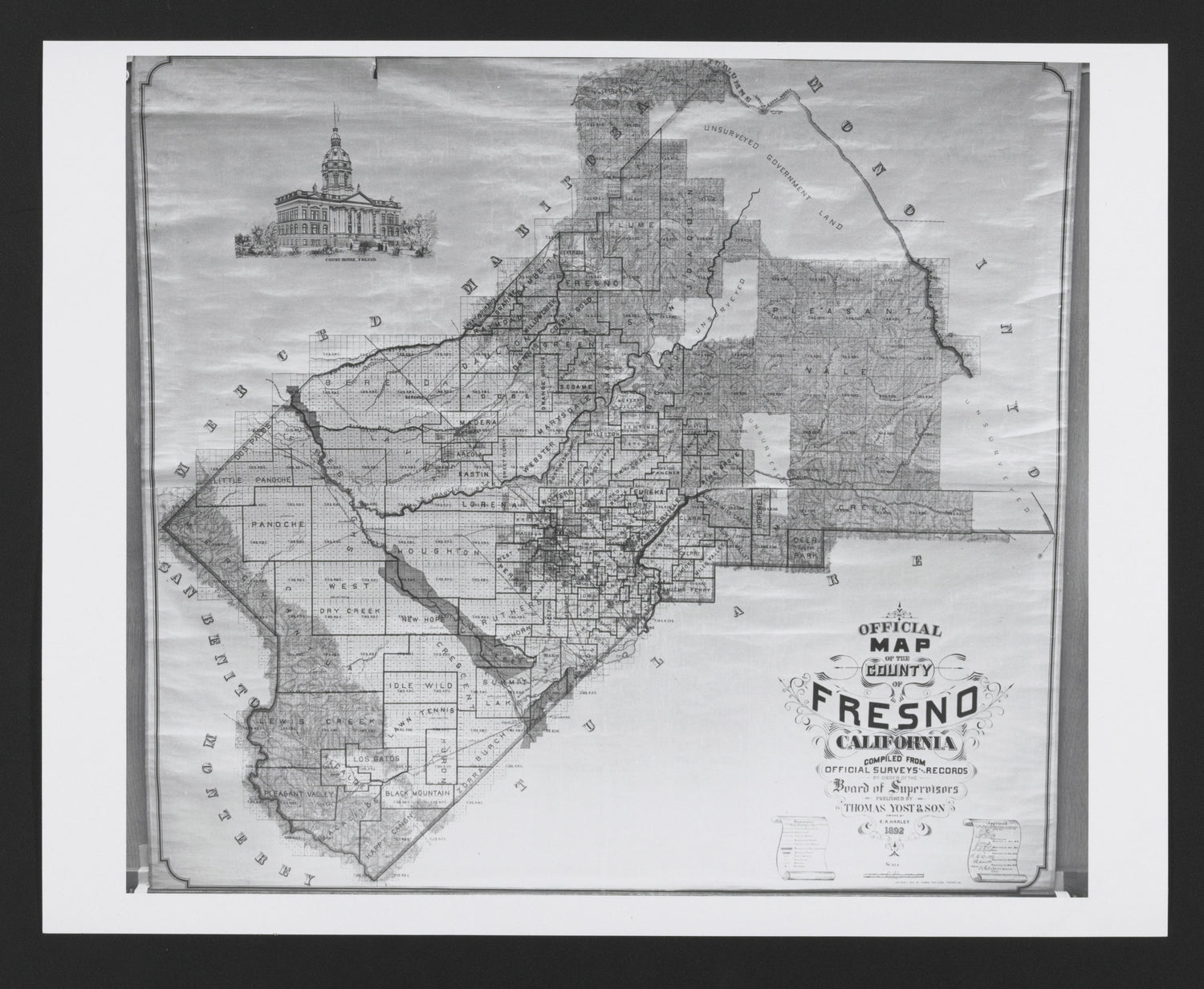 CA Drawer 133, Folder 04, Item 01 from Maps of California--counties Fresno to 1913 1856 by Relic Map Company