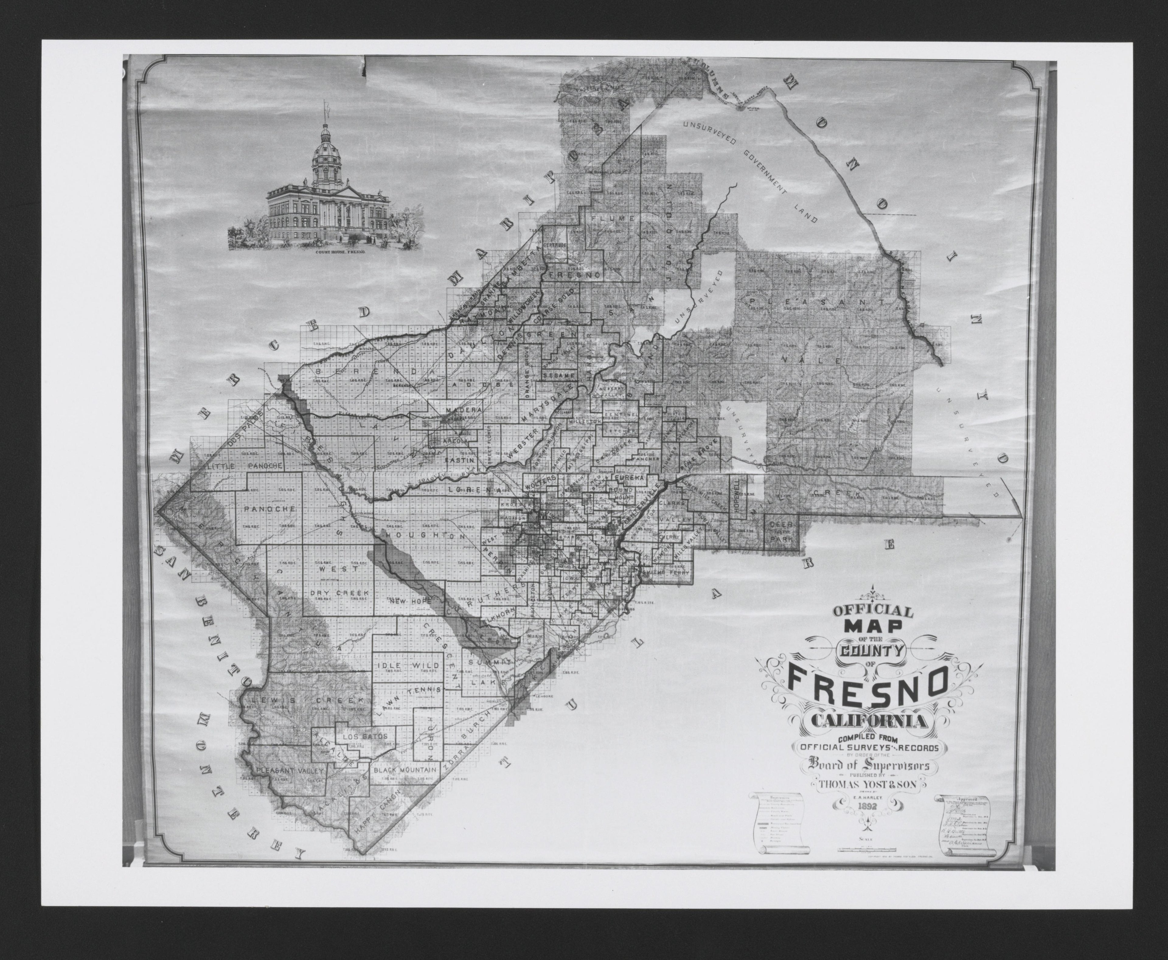 CA Drawer 133, Folder 04, Item 01 from Maps of California--counties Fresno to 1913 1856 by Relic Map Company