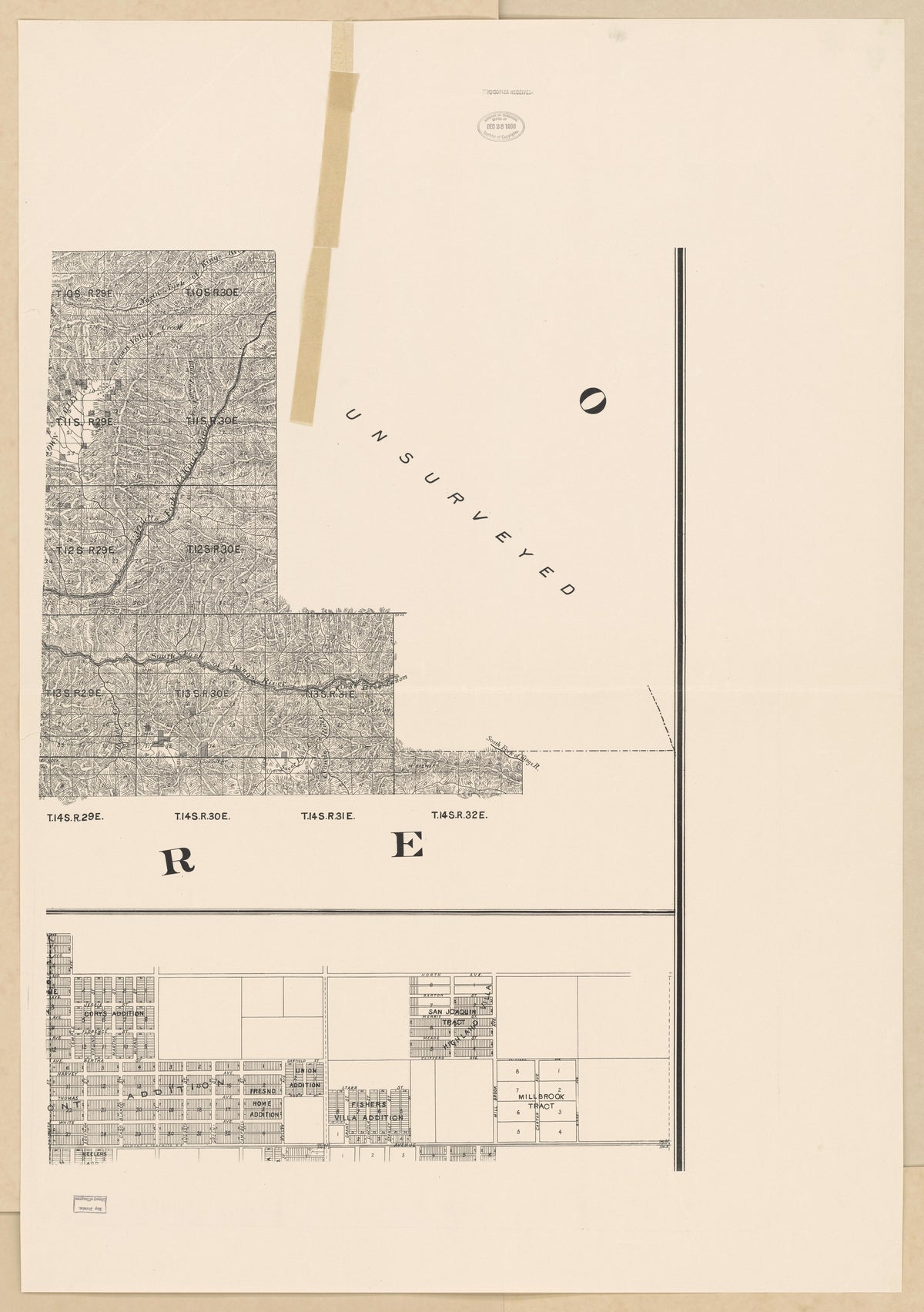 CA Drawer 133, Folder 09, Item 03 from Maps of California--counties Fresno to 1913 1856 by Relic Map Company