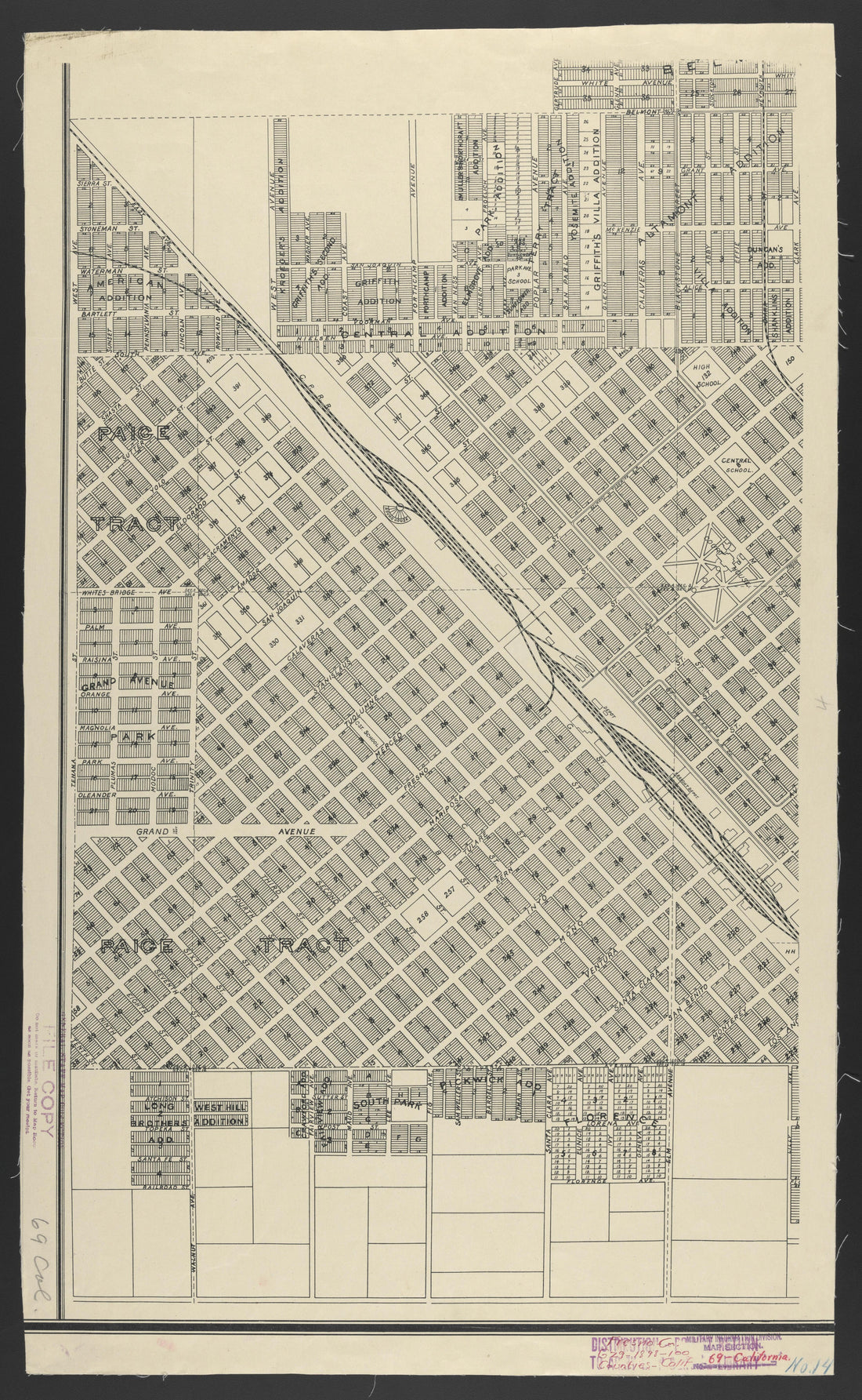 CA Drawer 133, Folder 05, Item 14 from Maps of California--counties Fresno to 1913 1856 by Relic Map Company