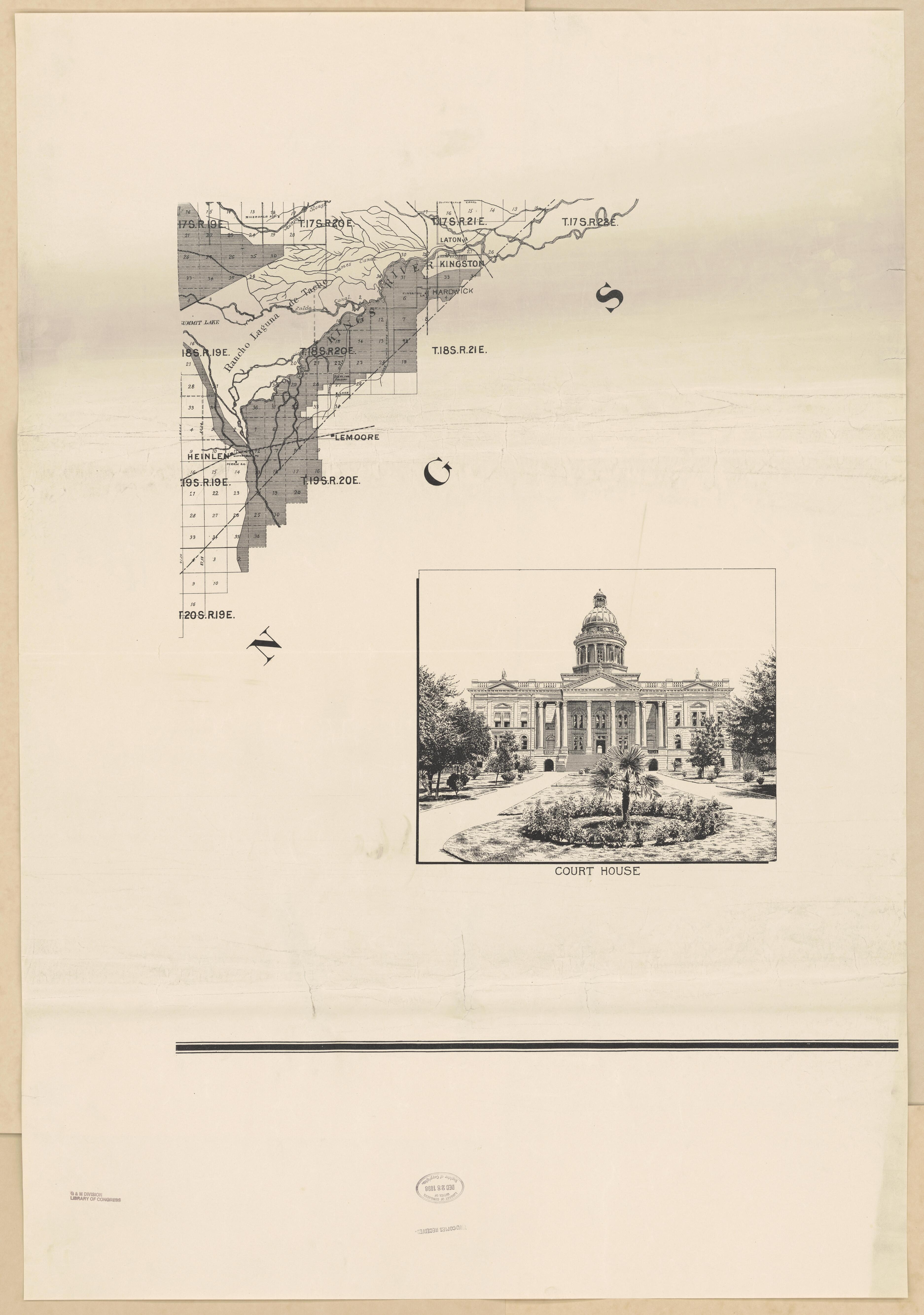 CA Drawer 133, Folder 08, Item 03 from Maps of California--counties Fresno to 1913 1856 by Relic Map Company