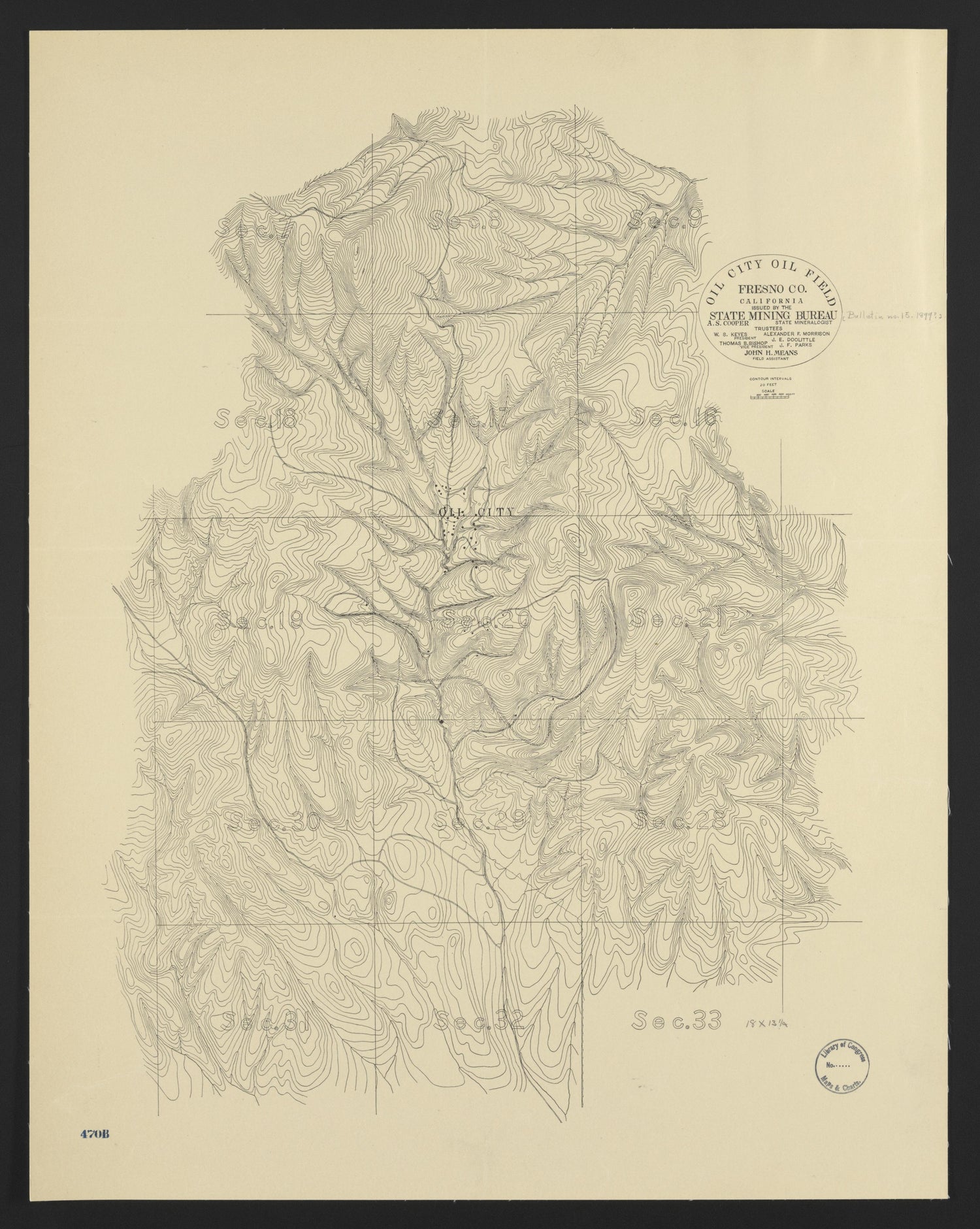 CA Drawer 133, Folder 10, Item 02 from Maps of California--counties Fresno to 1913 1856 by Relic Map Company