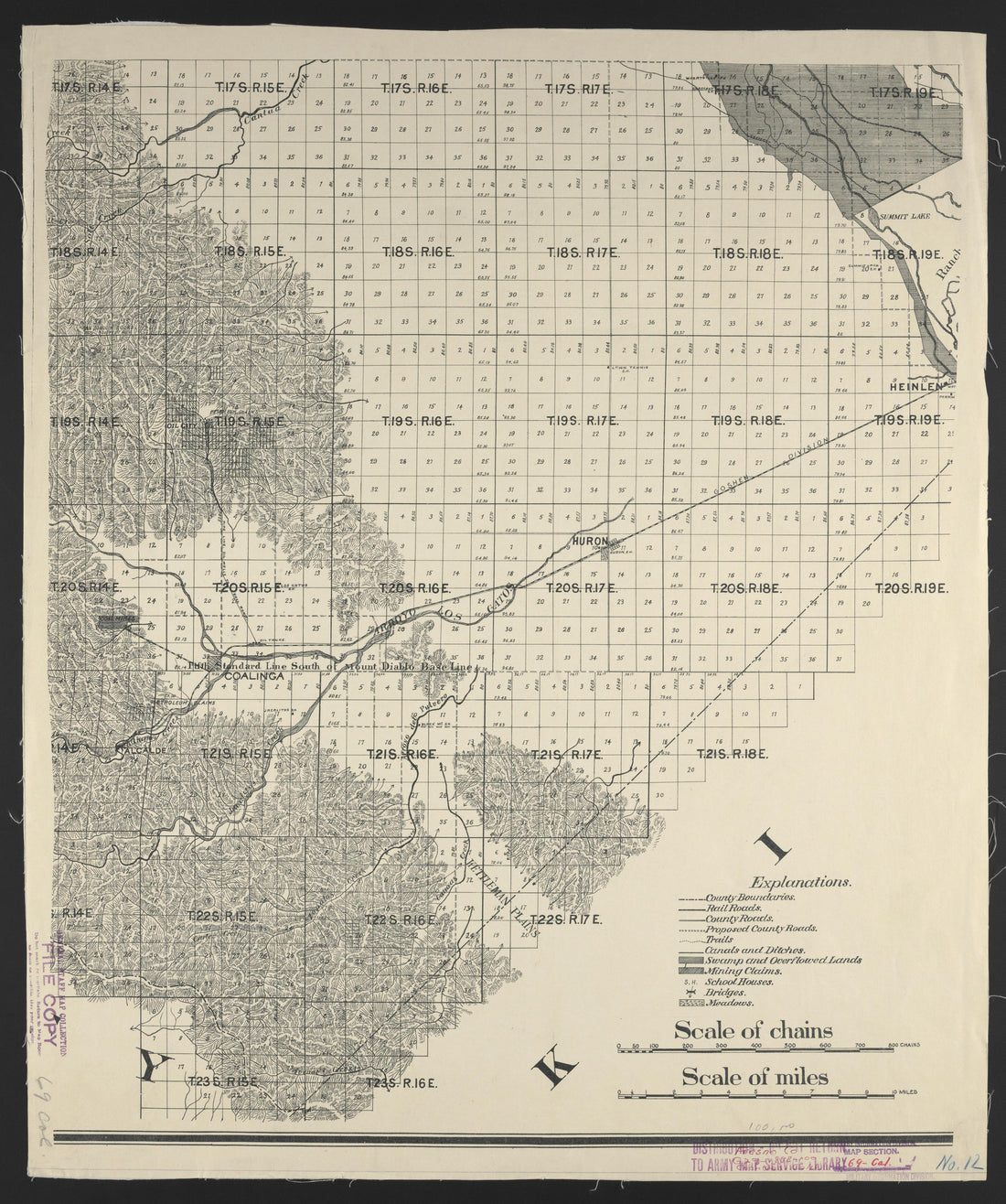 CA Drawer 133, Folder 05, Item 11 from Maps of California--counties Fresno to 1913 1856 by Relic Map Company