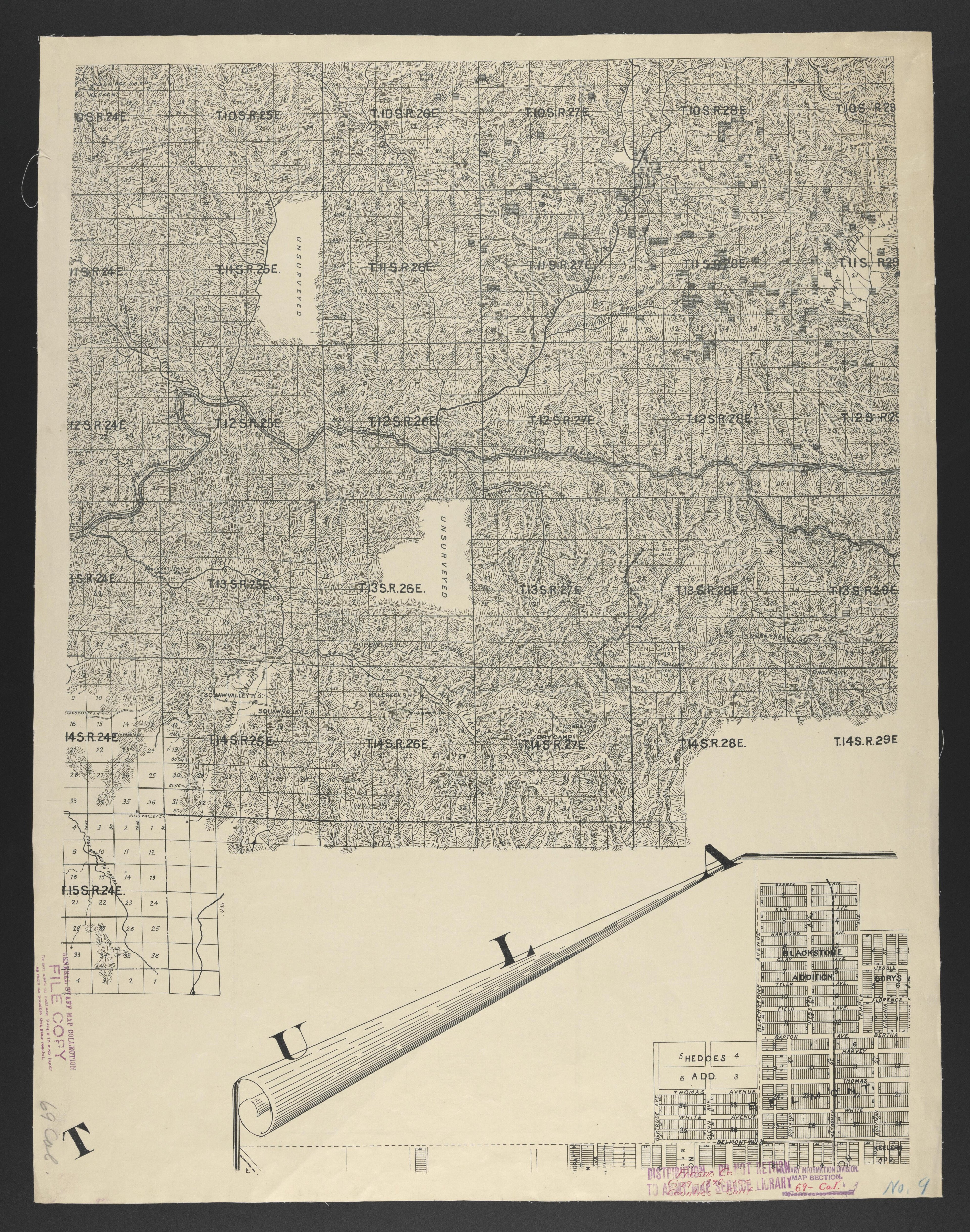 CA Drawer 133, Folder 05, Item 02 from Maps of California--counties Fresno to 1913 1856 by Relic Map Company