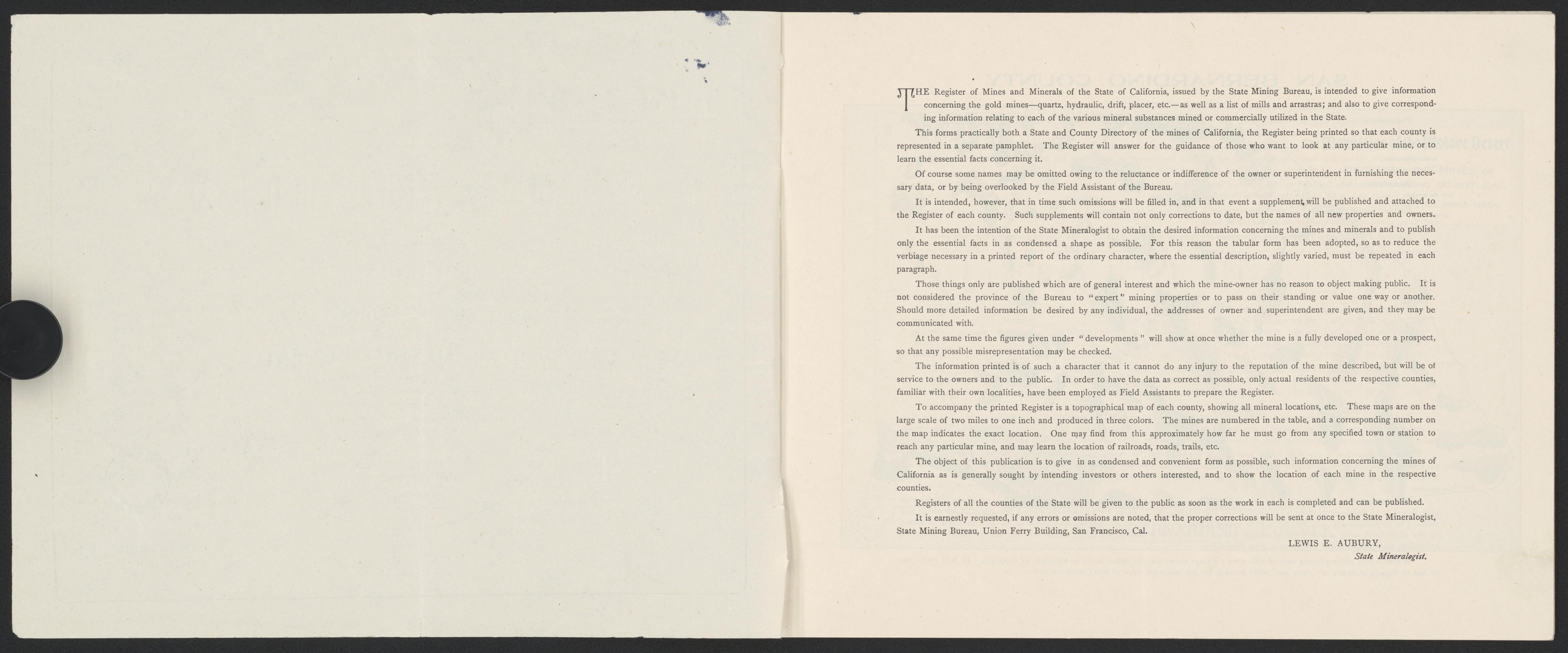 This old map of California, San Bernardino County,  was created by  in 1853