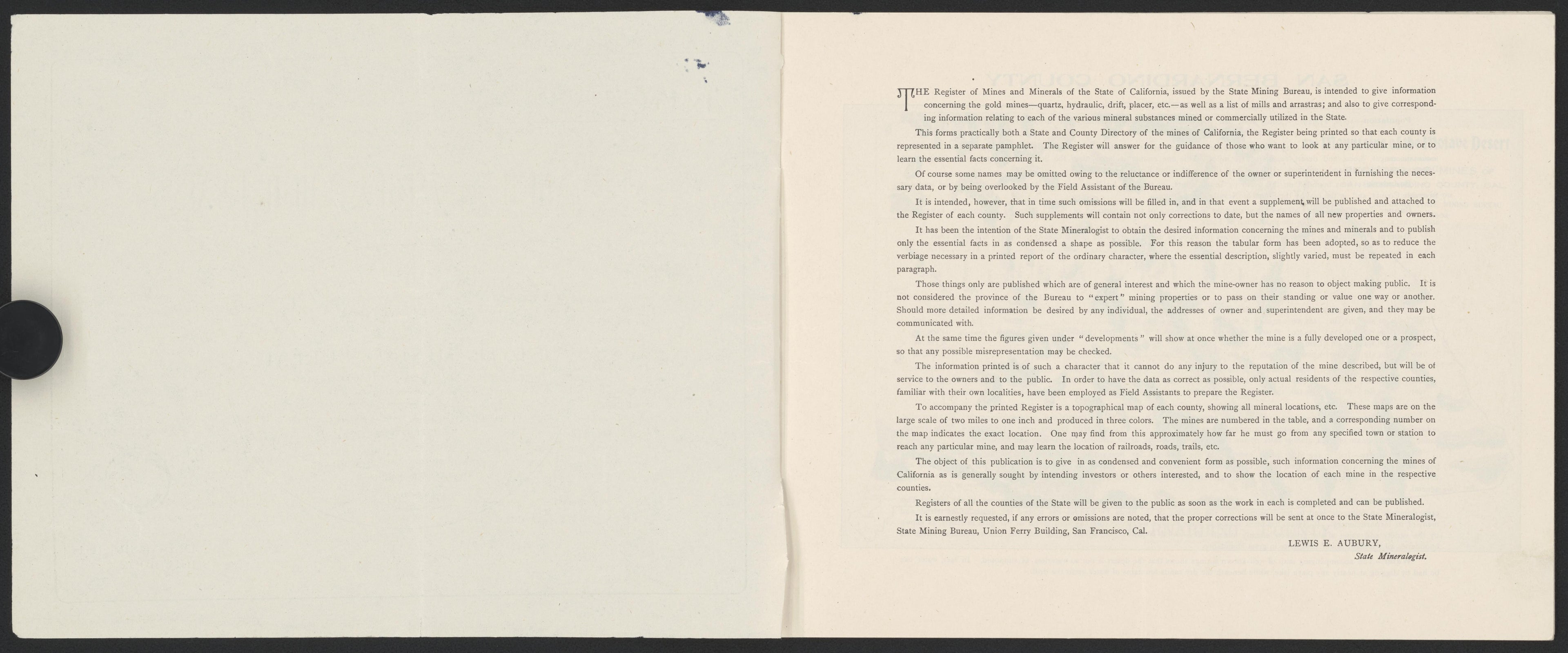 This old map of California, San Bernardino County,  was created by  in 1853