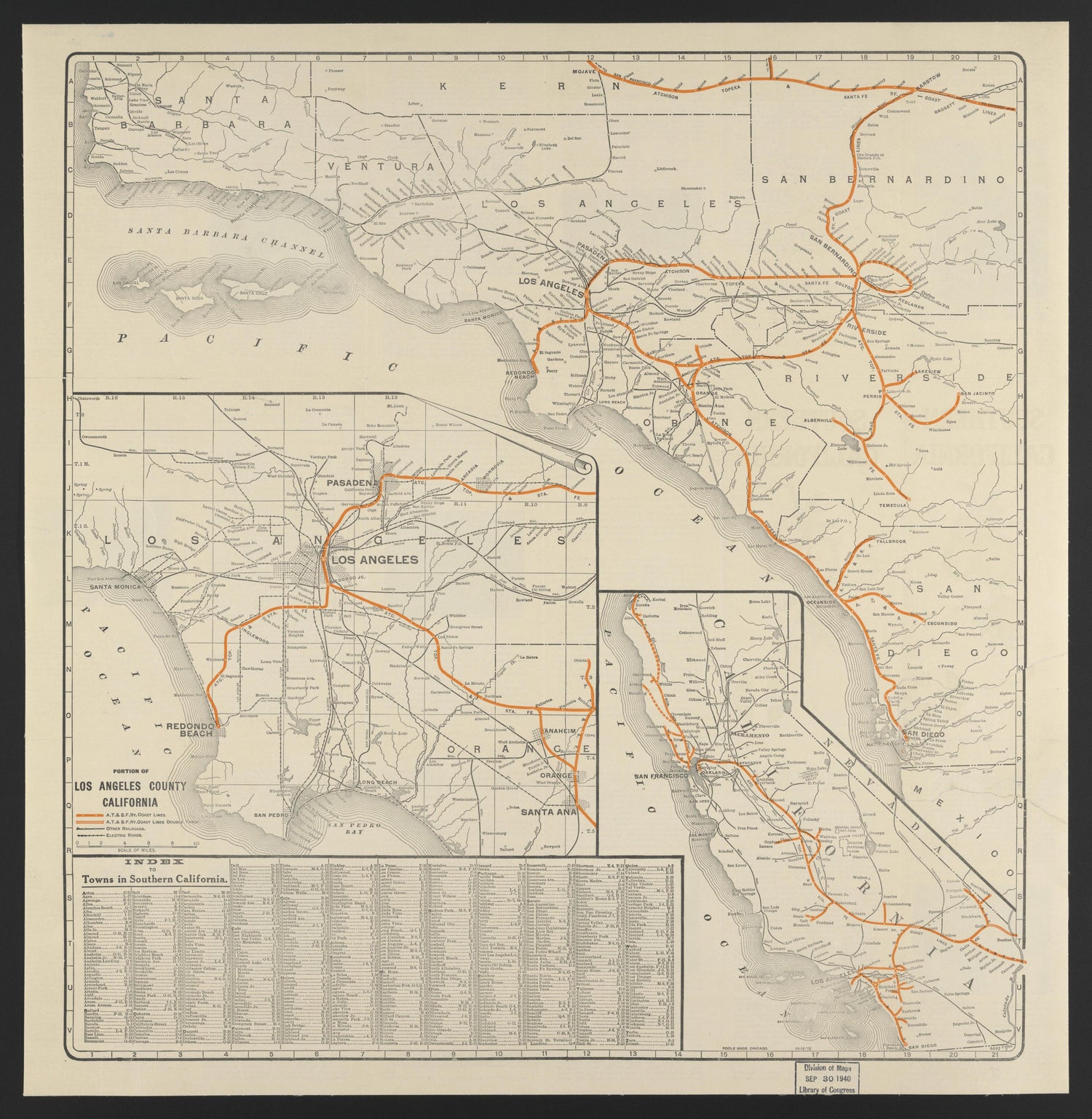 This old map of California, Los Angeles County,  was created by  in 1911