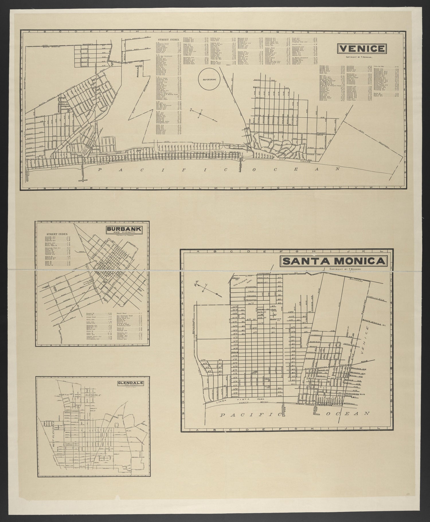 This old map of California, Los Angeles County,  was created by  in 1911