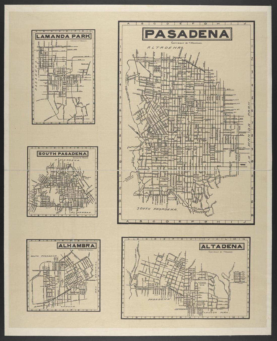 This old map of California, Los Angeles County,  was created by  in 1911
