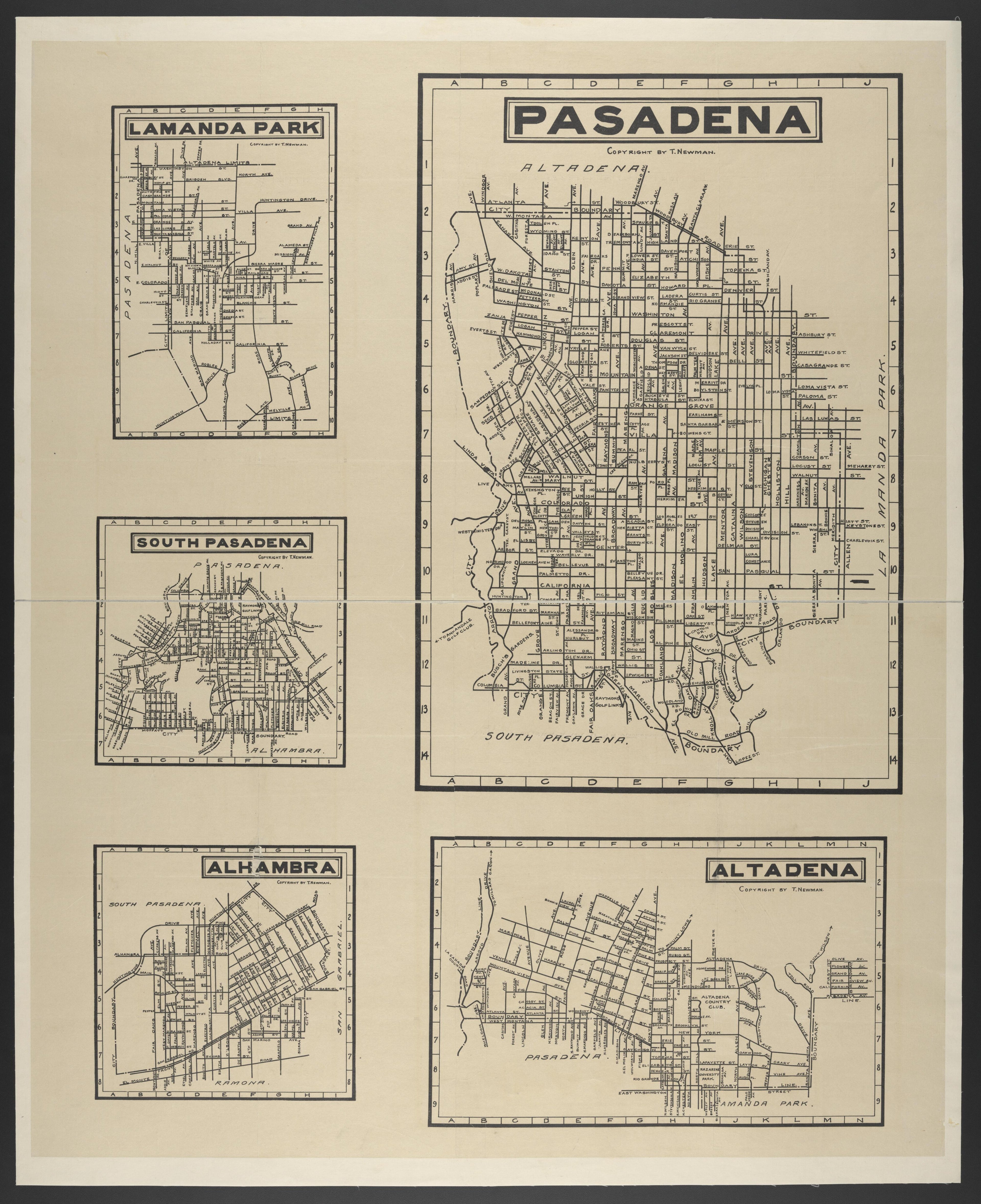 This old map of California, Los Angeles County,  was created by  in 1911