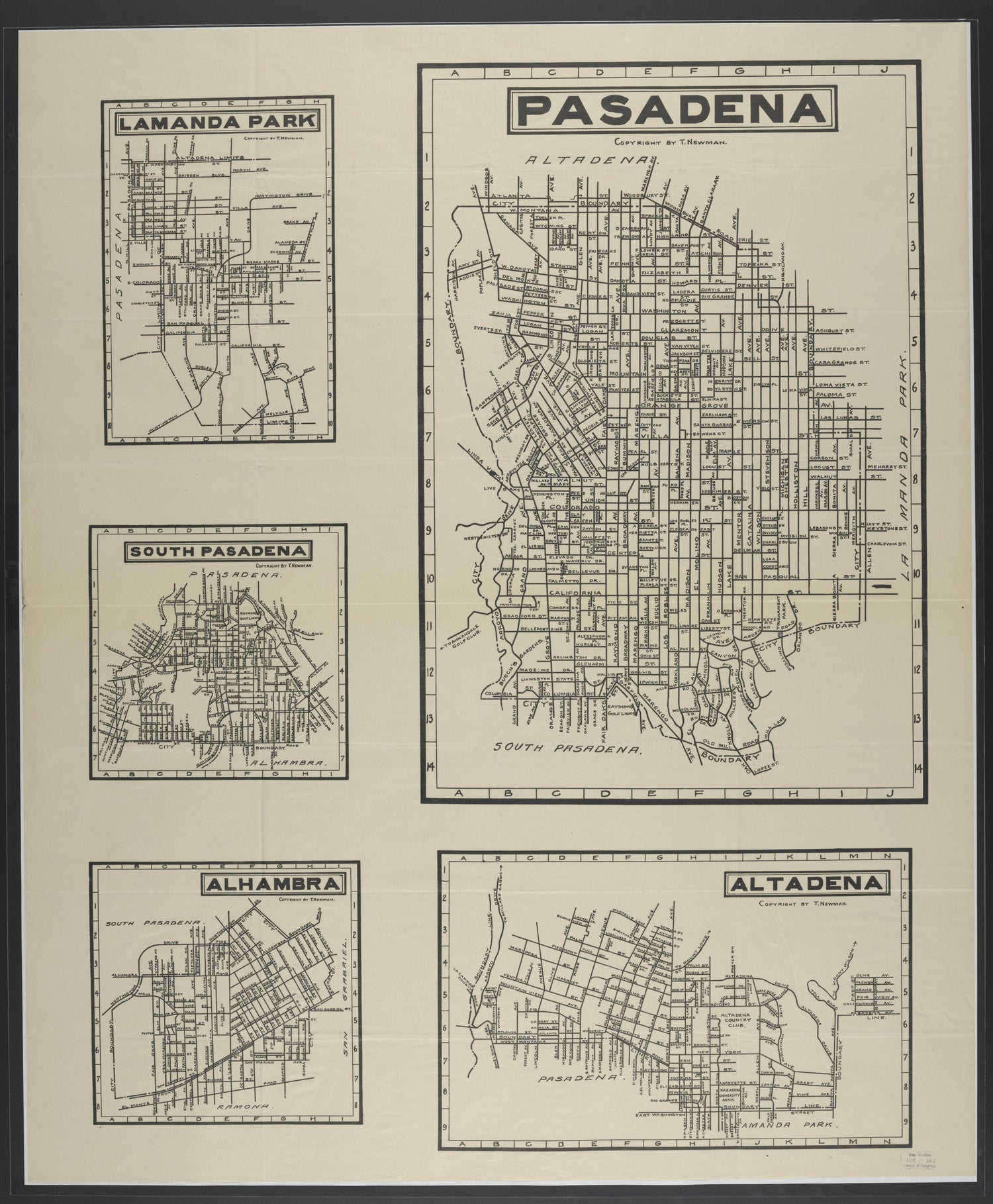 This old map of California, Los Angeles County,  was created by  in 1911