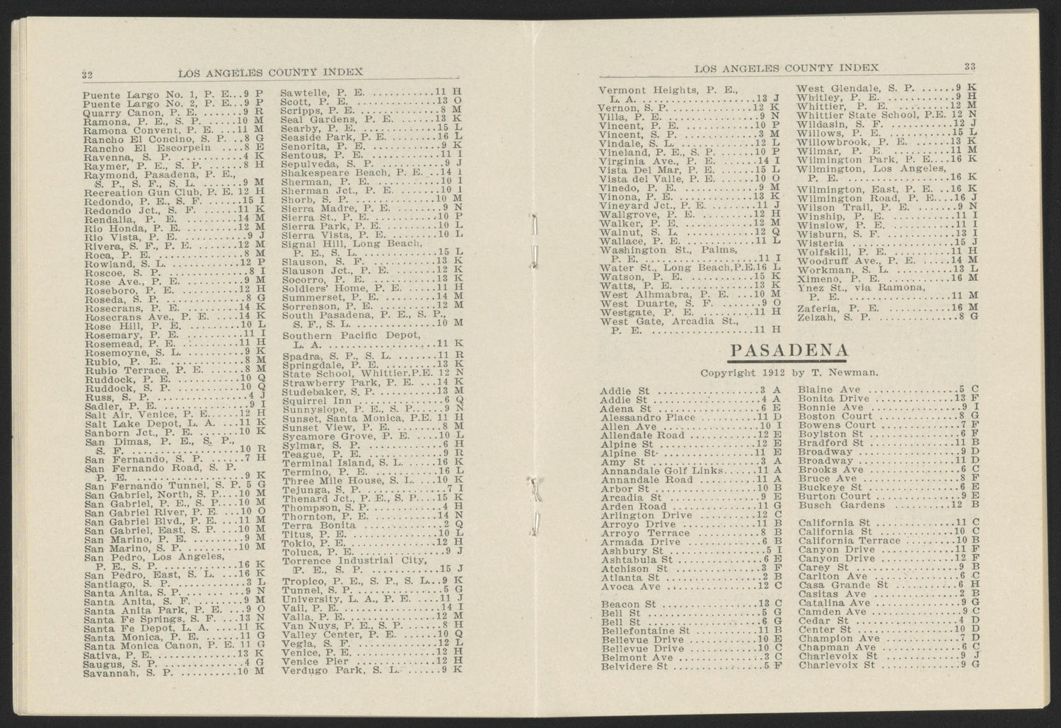 CA Drawer 152, Folder 05, Item 06 (Part 17) from Maps of California--counties Los Angeles 1911-1922 by Relic Map Company