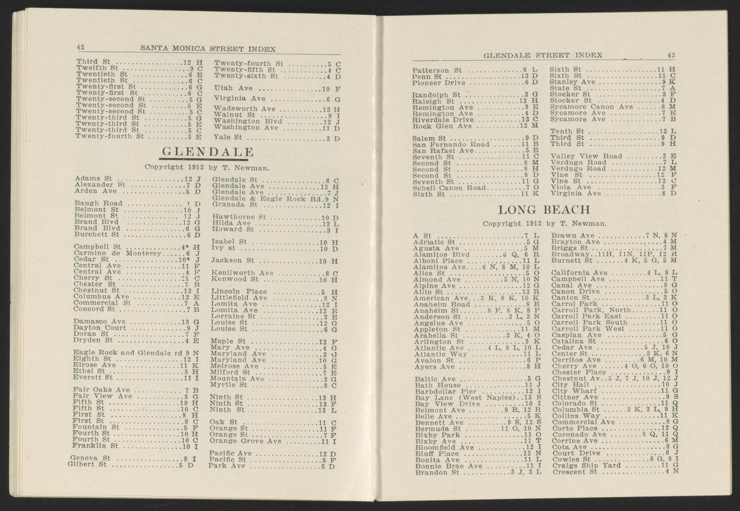 CA Drawer 152, Folder 05, Item 06 (Part 22) from Maps of California--counties Los Angeles 1911-1922 by Relic Map Company