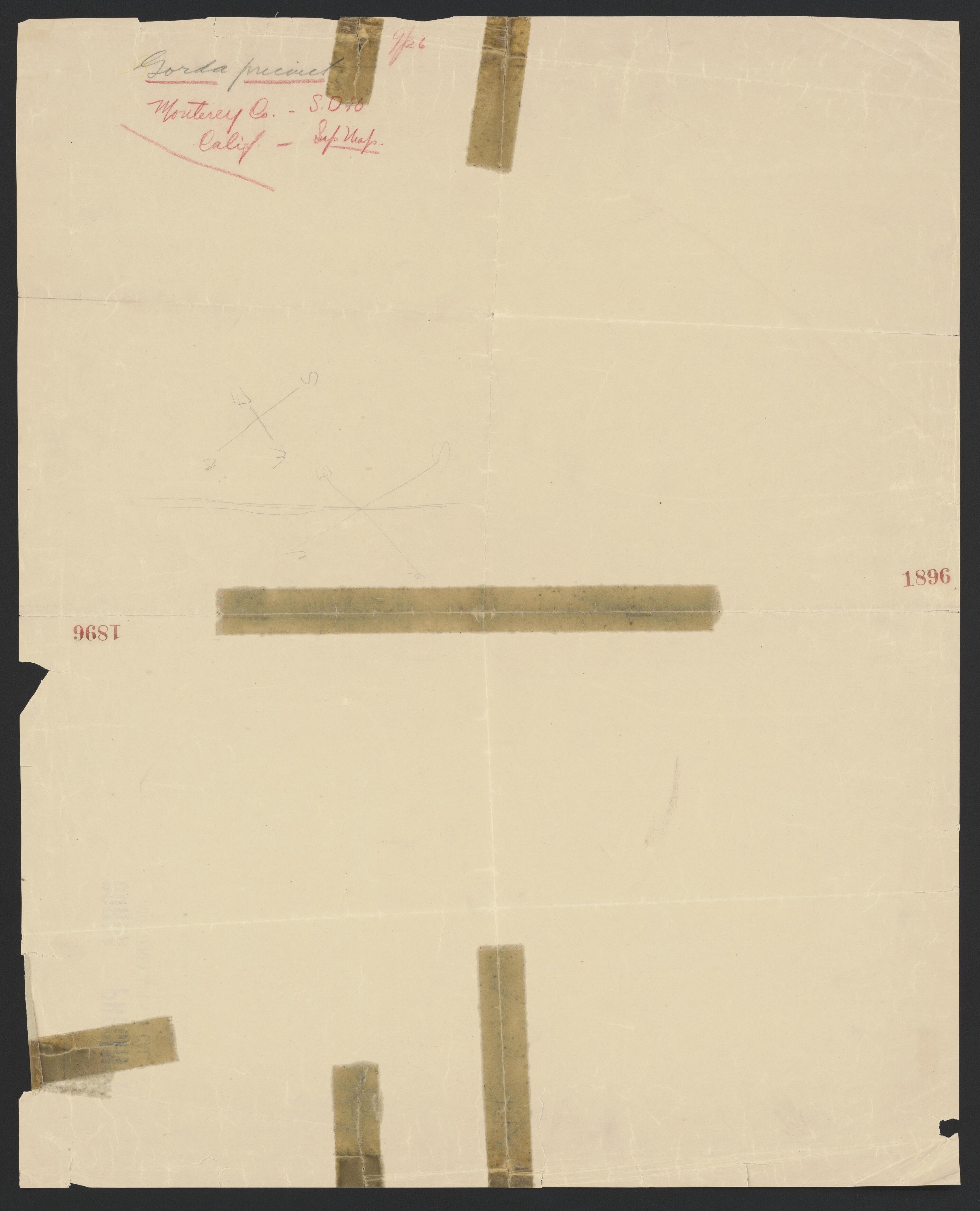 This old map of California, Monterrey County,  was created by  in 1850