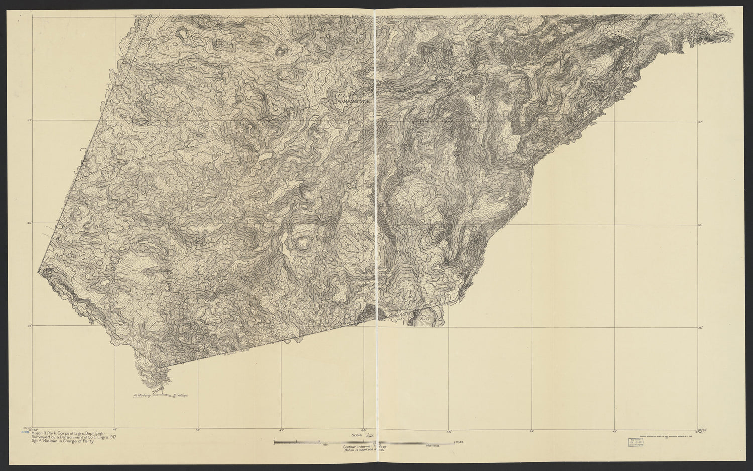This old map of California, Monterrey County,  was created by  in 1850