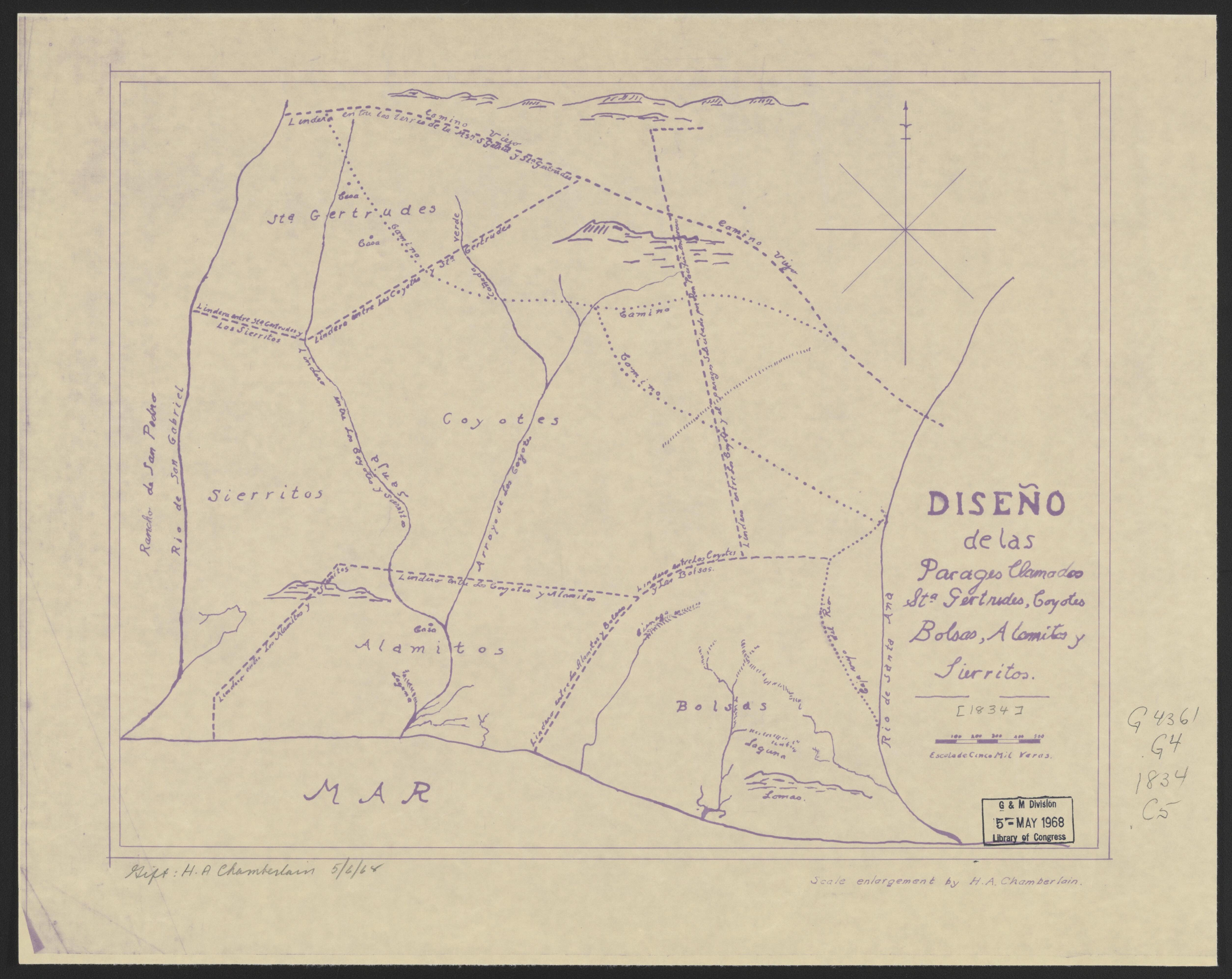 This old map of California, Los Angeles County,  was created by  in 1850