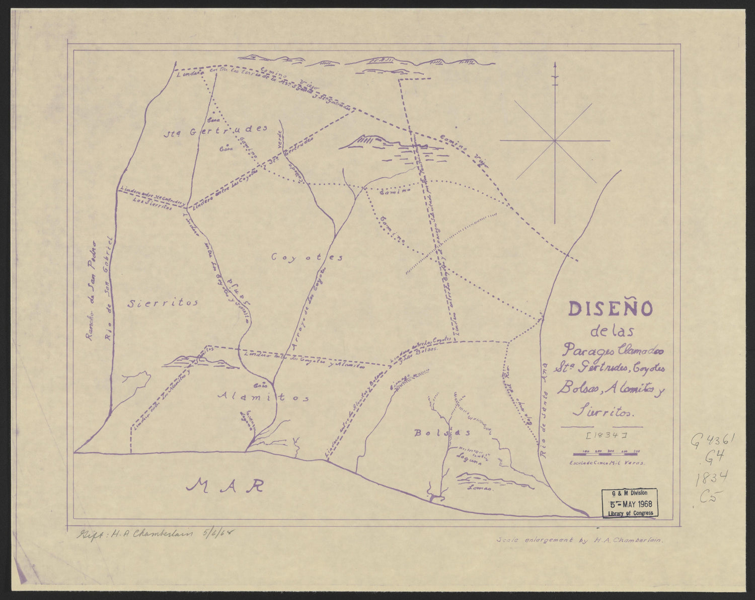 This old map of California, Los Angeles County,  was created by  in 1850