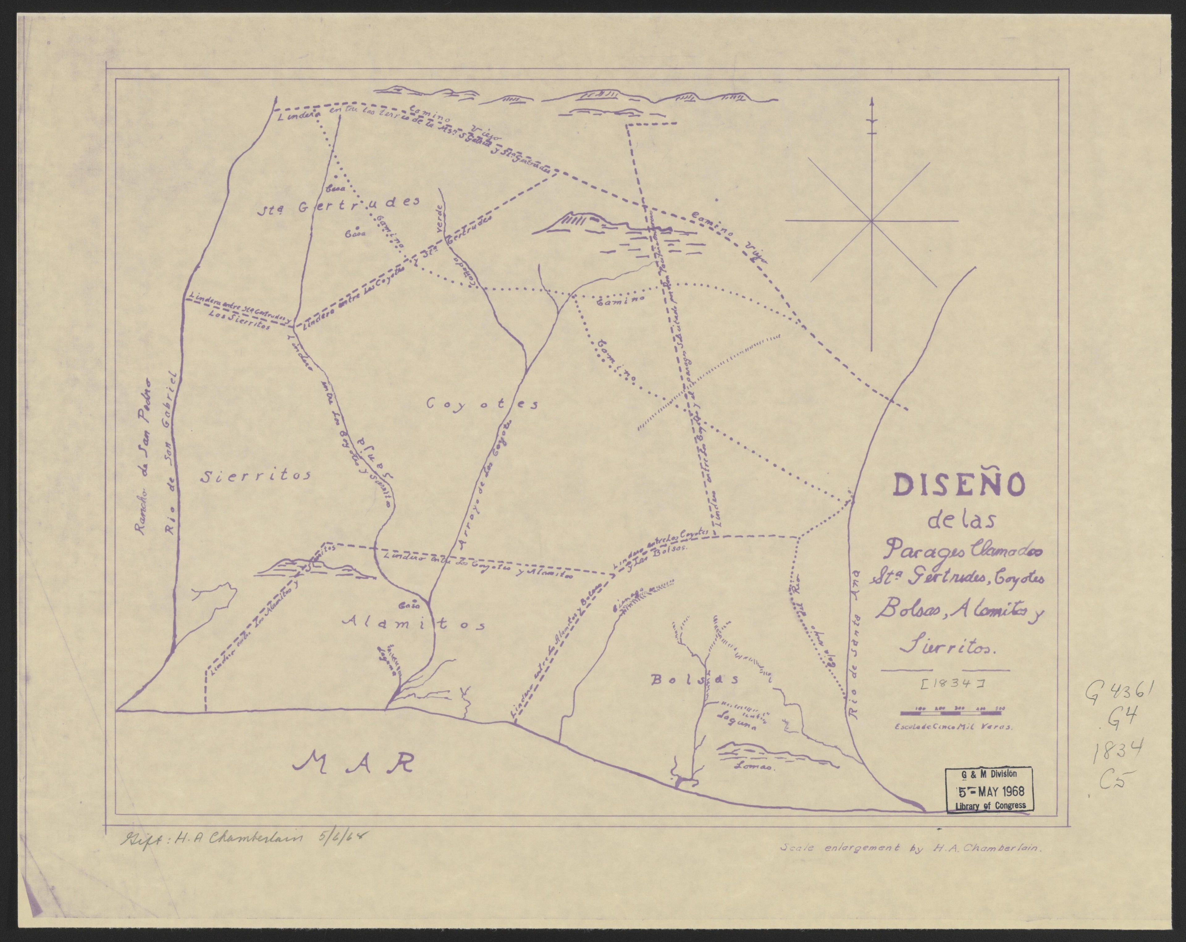 This old map of California, Los Angeles County,  was created by  in 1850