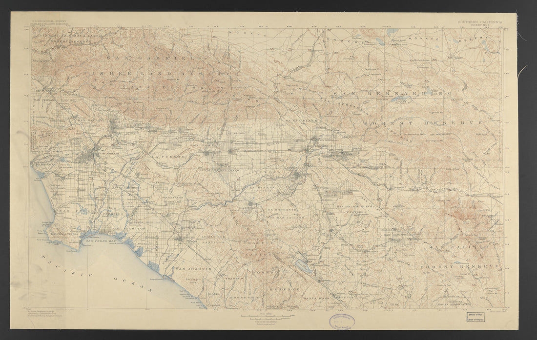This old map of California, Los Angeles County,  was created by  in 1850