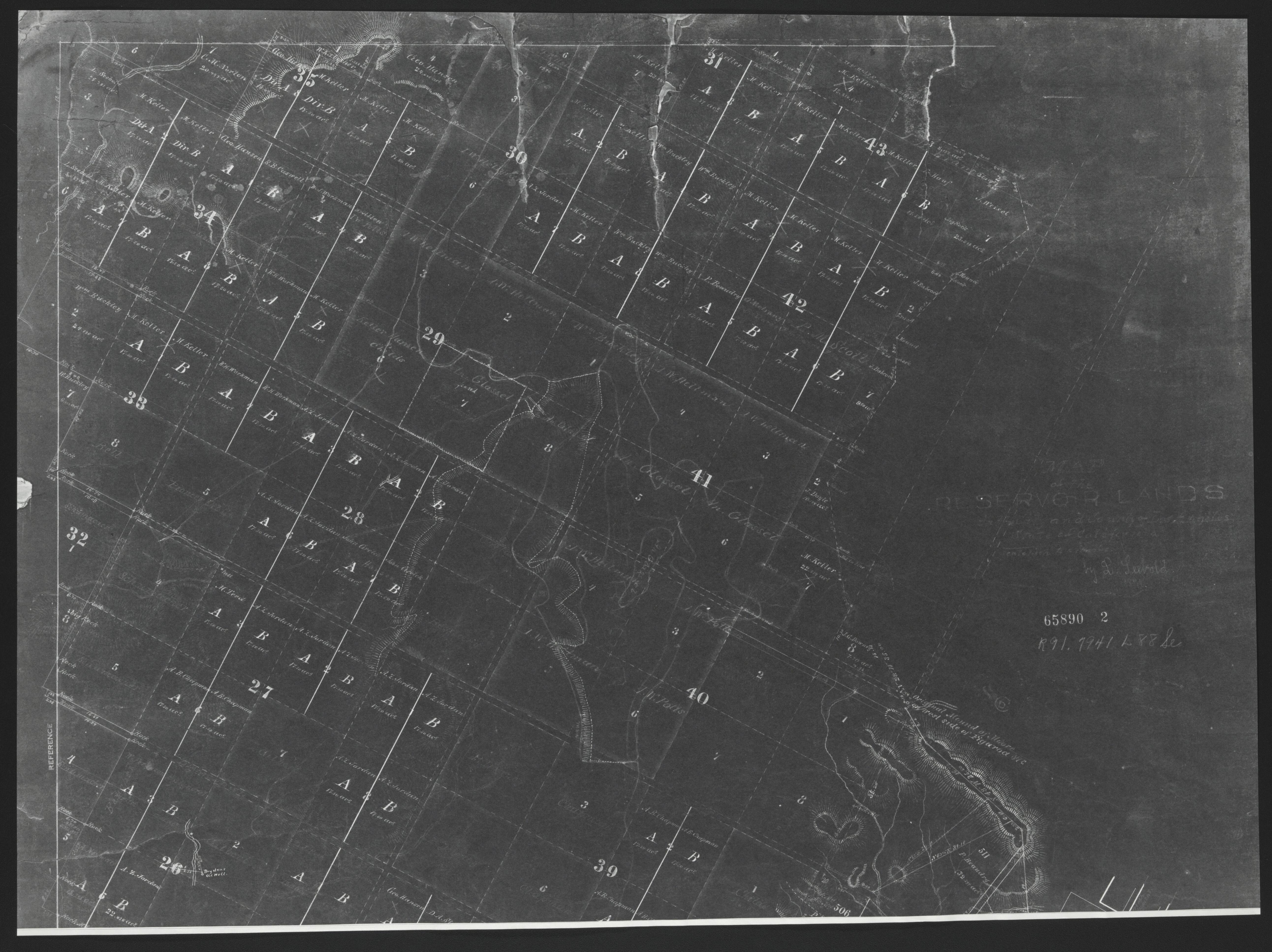 This old map of California, Los Angeles County,  was created by  in 1850