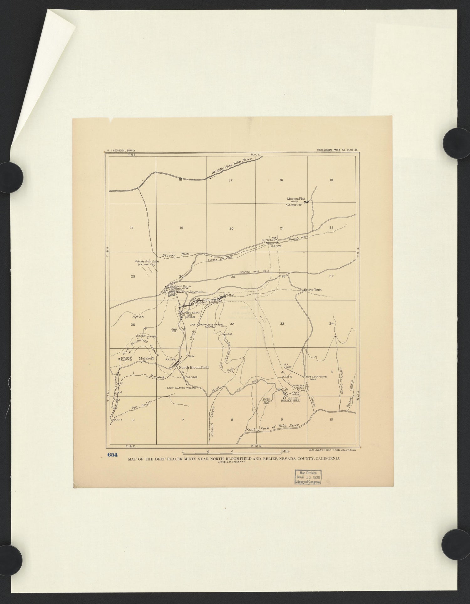 This old map of California, Napa County, Nevada County,  was created by  in 1850
