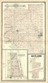 Map of Denver; Oldham; Hetland from Standard Atlas of Kingsbury County, South Dakota : Including a Plat Book of the Villages, Cities and Townships of the County, Map of the State, United States and World : Patrons Directory, … 1909 by Relic Map Company