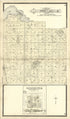 Map of Spring Lake; Manchester from Standard Atlas of Kingsbury County, South Dakota : Including a Plat Book of the Villages, Cities and Townships of the County, Map of the State, United States and World : Patrons Directory, … 1909 by Relic Map Company