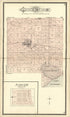 Map of DeSmet; Badger from Standard Atlas of Kingsbury County, South Dakota : Including a Plat Book of the Villages, Cities and Townships of the County, Map of the State, United States and World : Patrons Directory, … 1909 by Relic Map Company
