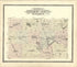 Outline Map of Kingsbury County from Standard Atlas of Kingsbury County, South Dakota : Including a Plat Book of the Villages, Cities and Townships of the County, Map of the State, United States and World : Patrons Directory, … 1909 by Relic Map Company