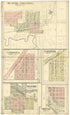 Beaver Crossing; Cordova; Goehner; Milford; Grover from Standard Atlas of Seward County, Nebraska : Including a Plat Book of the Villages, Cities and Townships of the County, Map of the State, United States and World, Patrons Directory, Reference Busi... by Relic Map Company