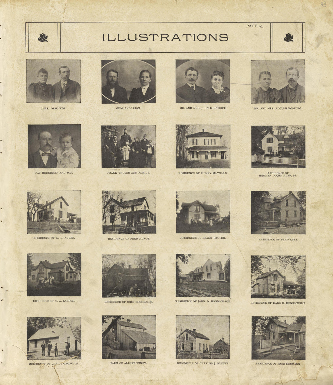 United States Land Surveys from Standard Atlas of Crawford County, Iowa : Including a Plat Book of the Villages, Cities and Townships of the County, Map of the State, United States and World, Patrons Directory, Reference Business … 1908 by Relic Map Company