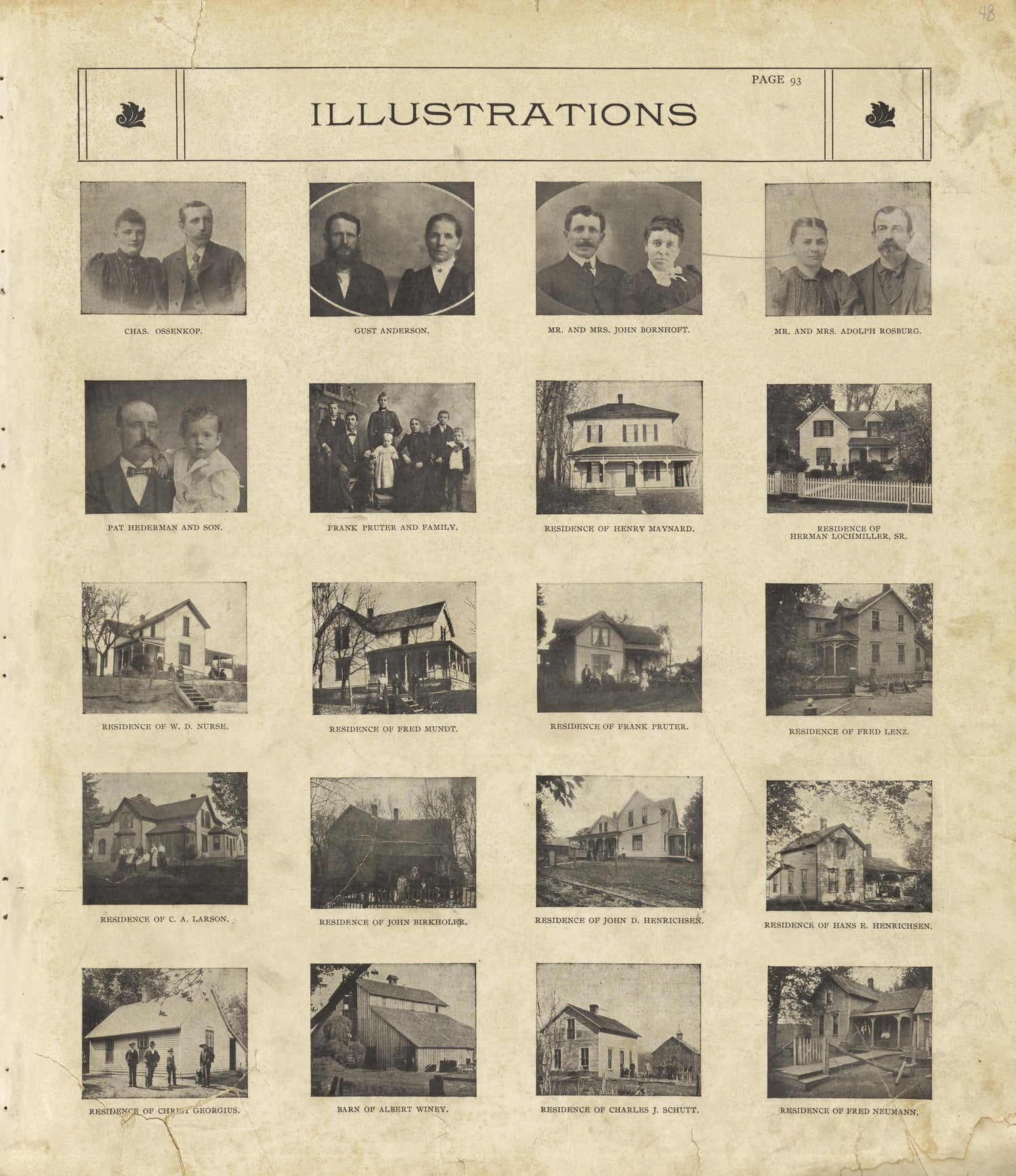 United States Land Surveys from Standard Atlas of Crawford County, Iowa : Including a Plat Book of the Villages, Cities and Townships of the County, Map of the State, United States and World, Patrons Directory, Reference Business … 1908 by Relic Map Company
