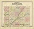 Outline Map of Crawford County, Iowa from Standard Atlas of Crawford County, Iowa : Including a Plat Book of the Villages, Cities and Townships of the County, Map of the State, United States and World, Patrons Directory, Reference Business … 1908 by Relic Map Company