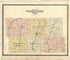 Outline Map of Worth County, Missouri from Standard Atlas of Worth County, Missouri : Including a Plat Book of the Villages, Cities and Townships of the County, Map of the State, United States and World, Patrons Directory, Reference Business … 1902 by Relic Map Company