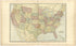 United States from Standard Atlas of Worth County, Missouri : Including a Plat Book of the Villages, Cities and Townships of the County, Map of the State, United States and World, Patrons Directory, Reference Business … 1902 by Relic Map Company