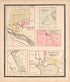 Hamburg, Pettysville, Fleming P.O., Chilson, & Oak Grove from Standard Atlas of Livingston County, Michigan : Including a Plat Book of the Villages, Cities and Townships of the County, Map of the State, United States and World, Farmers Directory, Refe... by Relic Map Company