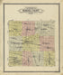 Outline Map of Marshall County, Indiana from Standard Atlas of Marshall County, Indiana : Including a Plat Book of the Villages, Cities and Townships of the County, Map of the State, United States and World, Patrons Directory, Reference Business … 1908 by Relic Map Company