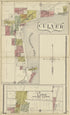Map of Culver, Lapaz and East Lapaz from Standard Atlas of Marshall County, Indiana : Including a Plat Book of the Villages, Cities and Townships of the County, Map of the State, United States and World, Patrons Directory, Reference Business … 1908 by Relic Map Company