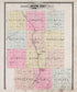Outline Map of Audubon County, Iowa from Standard Atlas of Audubon County, Iowa : Including a Plat Book of the Villages, Cities and Townships of the County, Map of the State, United States and World, Patrons Directory, Reference Business … 1900 by Relic Map Company