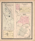 Whitmore Lake; Lima Center; Bridgewater; Delhi from Standard Atlas of Washtenaw County, Michigan : Including a Plat Book of the Villages, Cities and Townships of the County, Map of the State, United States and World, Farmers Directory, Reference Busin... by Relic Map Company