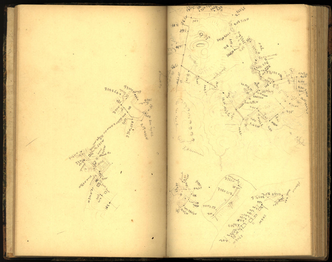Image 112 of Sketch Book of Jed. Hotchkiss, Capt. &amp; Top. Eng., Hd. Qrs., 2nd Corps, Army of N. Virginia : Virginia from Sketch Book of Jed. Hotchkiss, Capt. &amp; Top. Eng., Hd. Qrs., 2nd Corps, Army of N. Virginia : Virginia 1862 by Relic Map Company